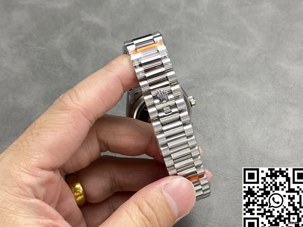 36mm Day QF Factory Steel Dial Tungsten v5 M128239-0071 Pink Date Rolex 0902